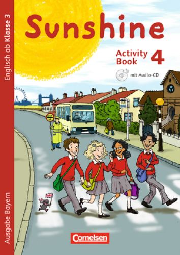 Sunshine 4 Activity Book m. Audio-CD und Minibildkarten